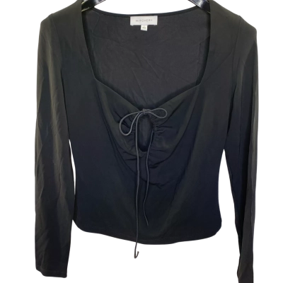 Witchery Womens  Size S Long Sleeve Top Black  
