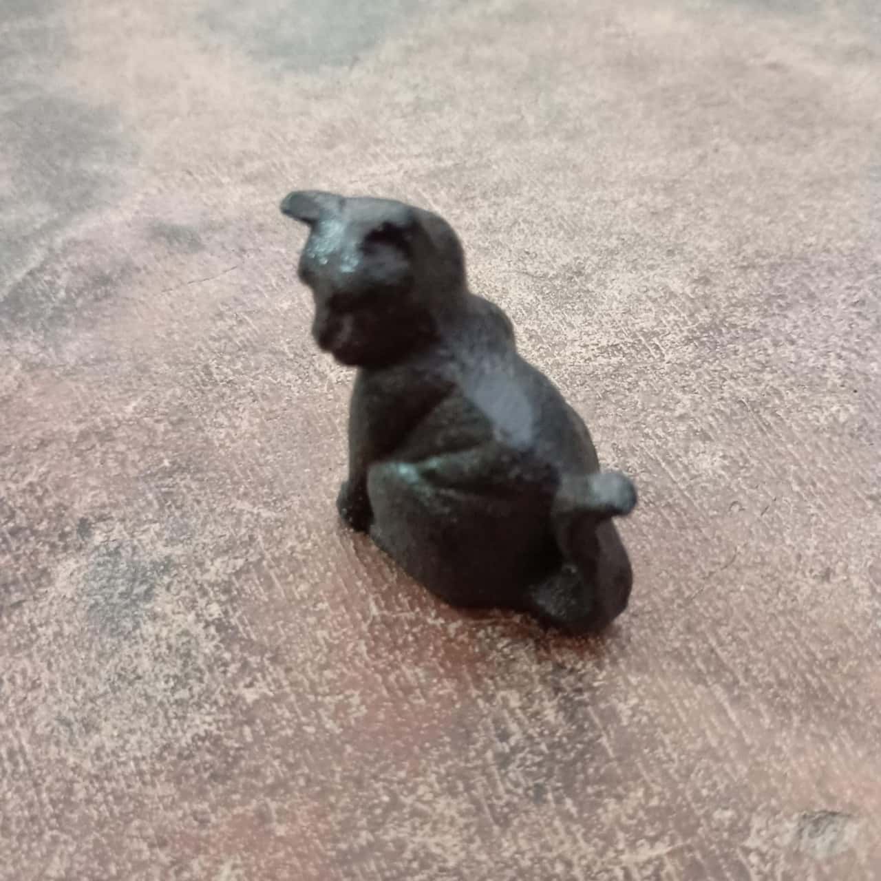 Cast Iron Miniature Cat Figure