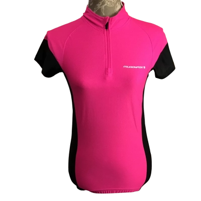  Muddyfox  Womens  Size 8 Fluro Pink Cycling Top 