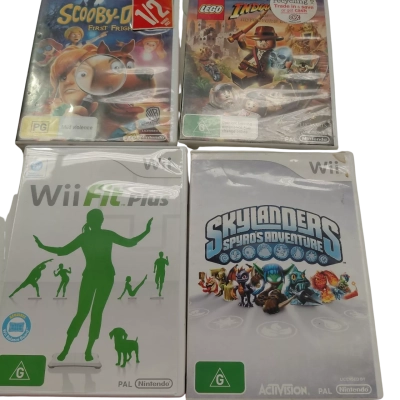 Stack Of Wii Games 
