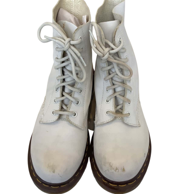 Dr Martens Womens AUS/US Size 8 Pascal Ankle Boots White 