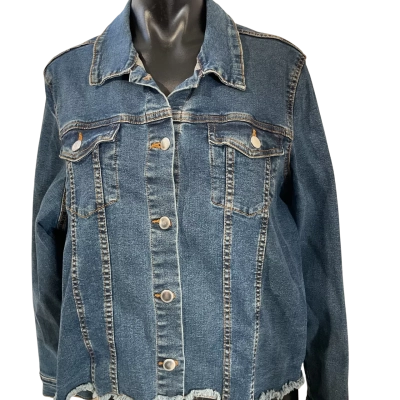 Crossroads Womens  Size 20 Denim Jacket Blue 
