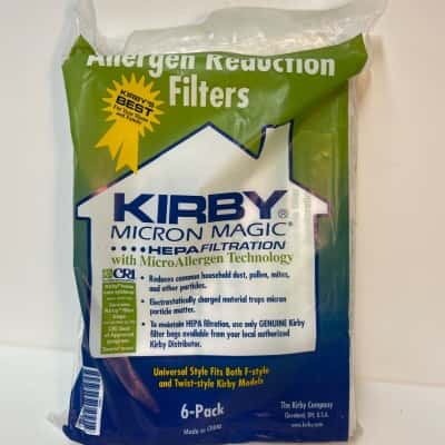 Kirby vacuum filter bags X6