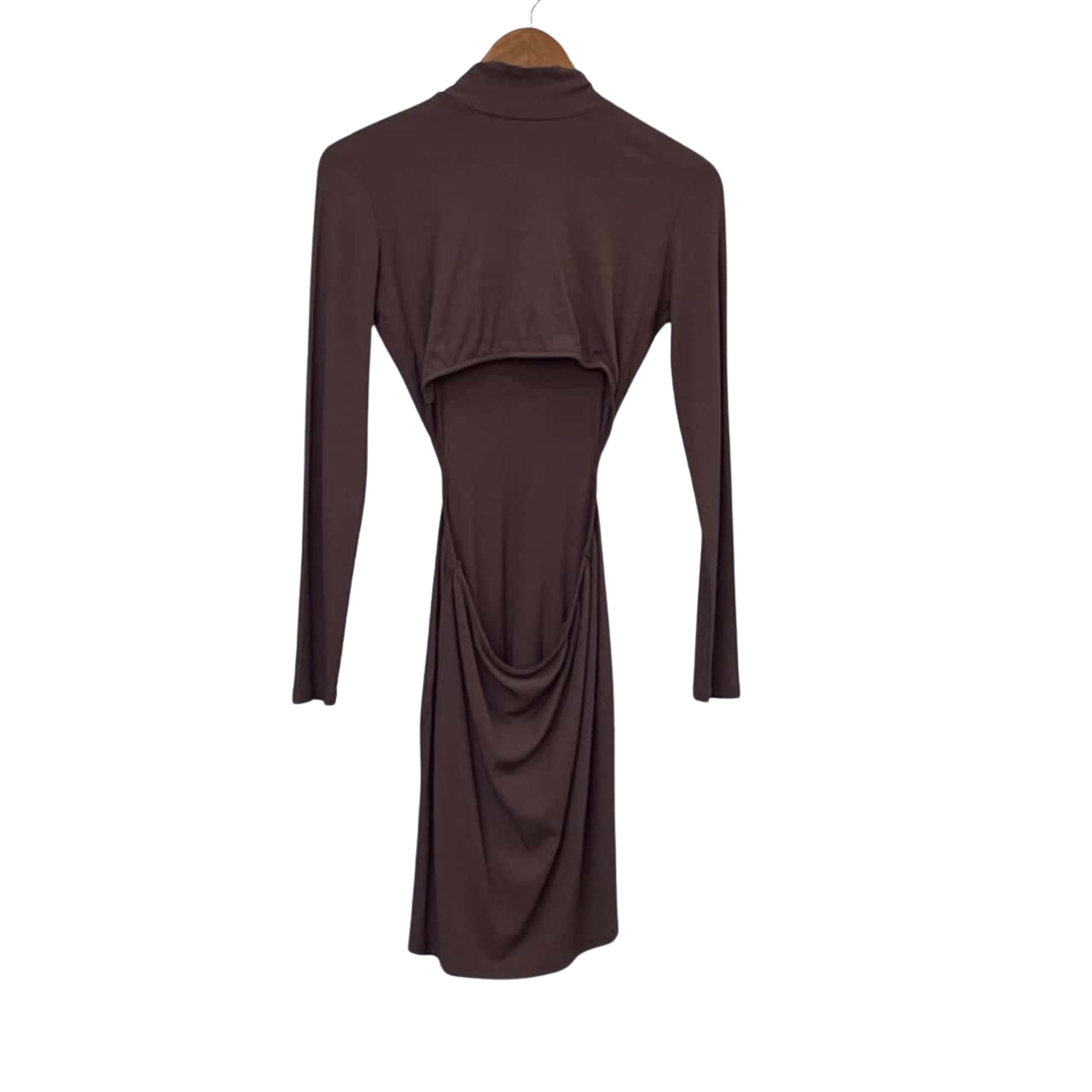 Womens Bayse Size L Long Sleeve Dress Brown s womens-bayse-size-l-long-sleeve-dress-brown-s