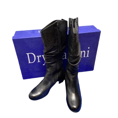 Dry Martini  Womens  Size 40 Black Leather Boots