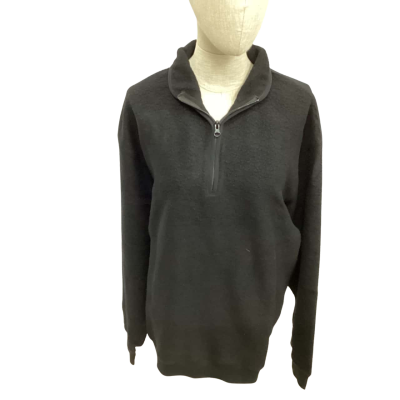 Assembly Label Unisex Black  Size M Jumper with Zipper 