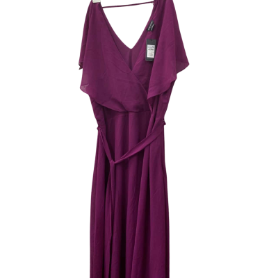City Chic Womens  Size XL plum pink 3/4 Cocktail Dress 