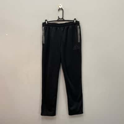 Adidas Mens  Size M Track Pants Black  / Grey 