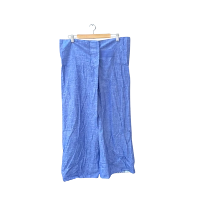Gorman Size L Wide Leg Pants Blue BNWT
