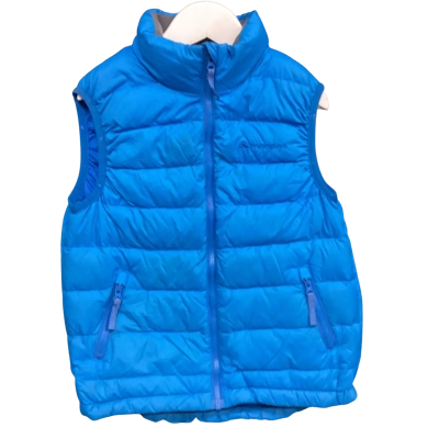 Macpac Kids  Size 6 Vest with 80/20 Duck Down Filling -  Blue 