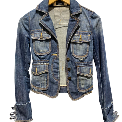 Kookai Womens  Size 36 Denim Jacket Blue 