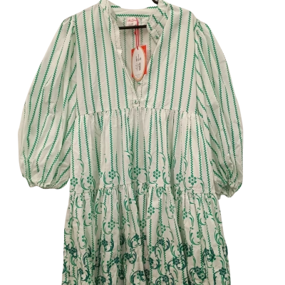 Leona Edmiston Womens NWT Plus Size XXS Casual Dress Green 
