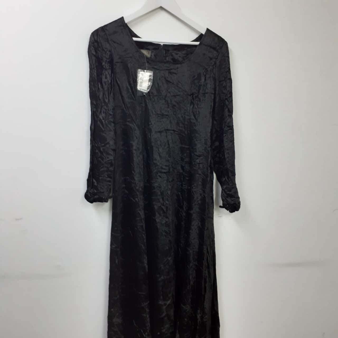 knee length dresses for ladies Women's Black Lace Ruffle Dress main image 1