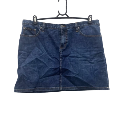 Calvin Klein Womens  Size 34 Denim Skirt Blue 