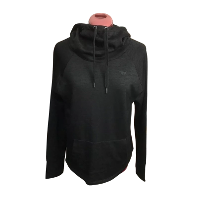 Running Bare Womens  Size 10 Black Hooded Jumper