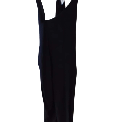 MA Dainty black silk jumpsuit