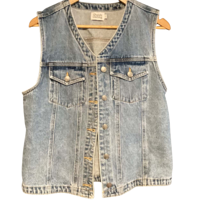 Ghanda denim vest Size S Blue 