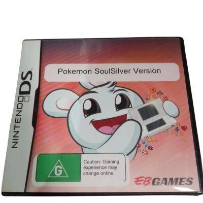 Pokemon SoulSilver version DS (2010) Game Cartridge 