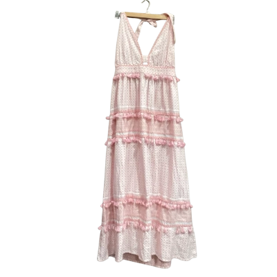 Seed Heritage Soft Pink Halter Dress Size 12 