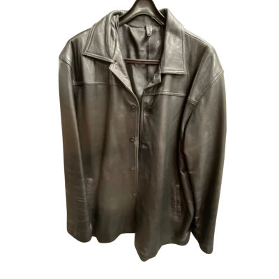 Dormiuel England Mens Size XXL Black Leather Jacket