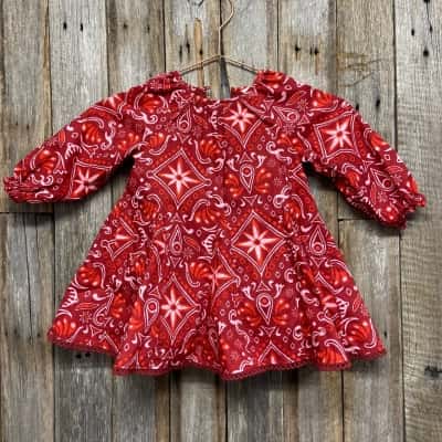 Country Road Kids  Size 12-18m Dress Red 