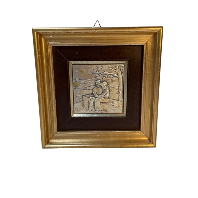 Vintage ACCA Handcrafted Italian Wall Hanging in Metal