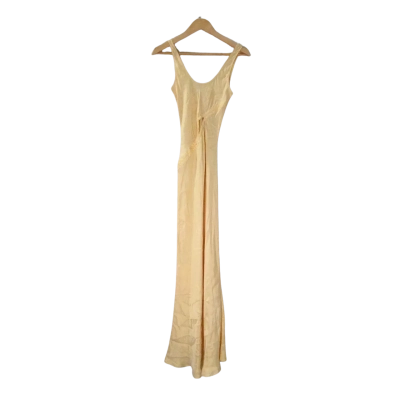 Nude Lucy Womens Yellow Sleeveless Dress - Size XS