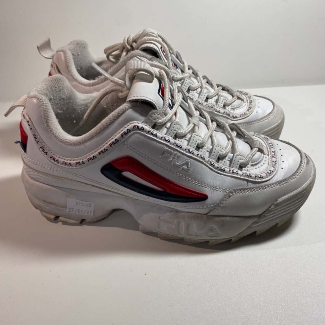fila disruptor half sizes