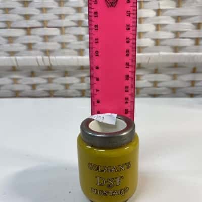 Vintage Advertising Colman's Mustard DSF Glass Jar