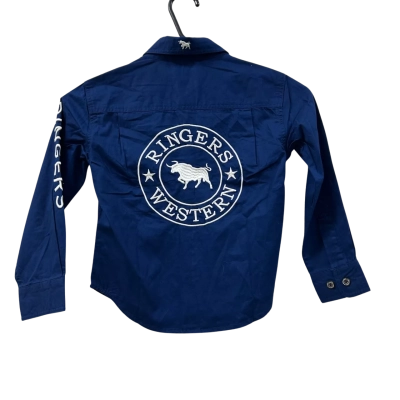 RINGERS WESTERN BOYS SHIRT. SIZE 4