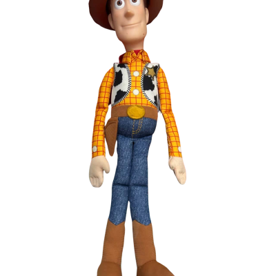 Disney Pixar Toy Story 4 Thinkway Toys Soft & Huggable Woody (B23)