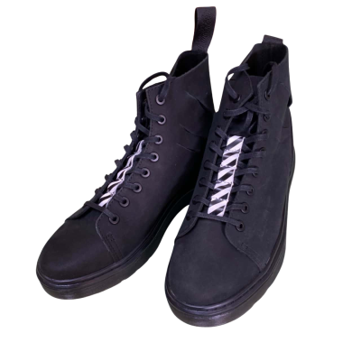 Unisex Dr Martens X Off White Size 6.5 UK Boots Black  