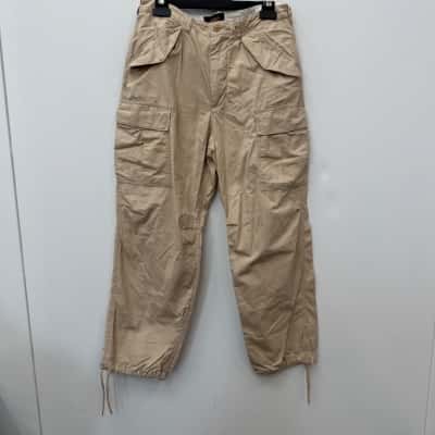 Deus Ex Machina Cream Cargo Pants - Size 32 
