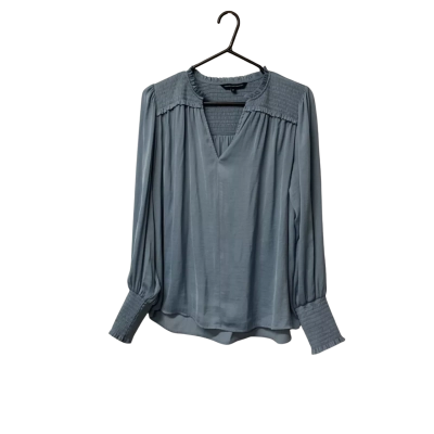 Womens French Connection Size 8 Blouse Blue 
