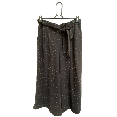 Sportsgirl Womens  Size 14 Cropped Pants Black  / Brown / Polka Dot 