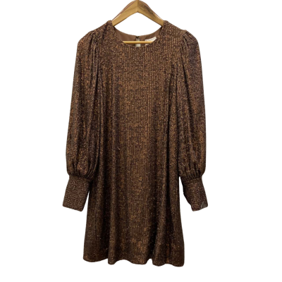 *NEW* (As Is) Witchery Women’s Sequin Mini Dress – Size 8 / XS – Bronze (RRP A$119) 