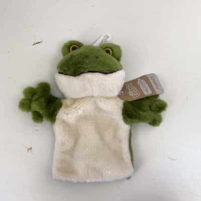 Lil Friends Eco Friendly Plush Frog Puppet 26cm