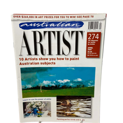 Collection of 10 “Australian Artist” magazines