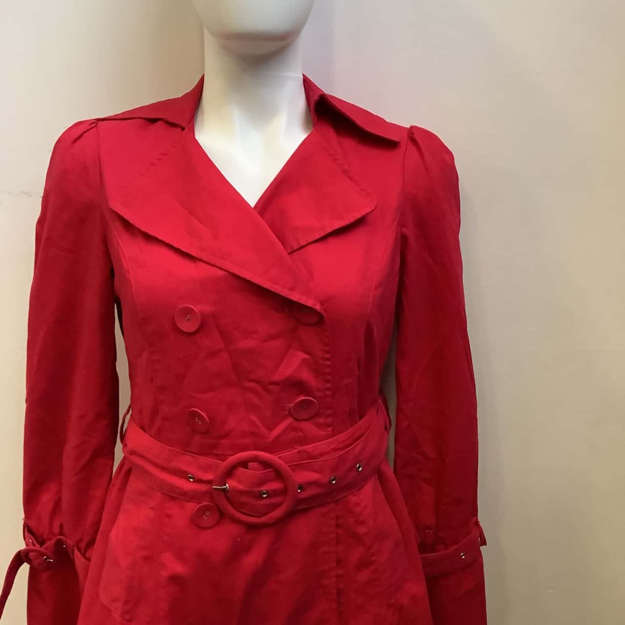 Valleygirl Womens Size 8 Double Breasted Jacket Red(s)