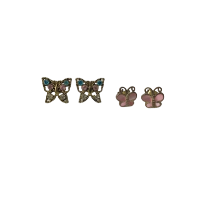  Womens Butterfly Earrings Set