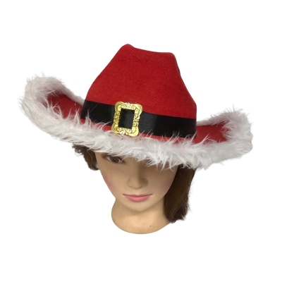 Christmas Hat Unisex Red / White 