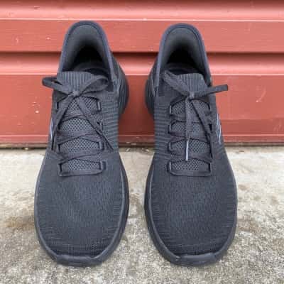 Skechers Mens Size 40 Black Slip-ins Trainers 