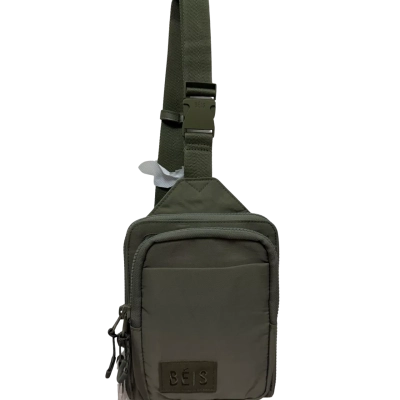BÉIS Crossbody Travel Sling Bag - Olive