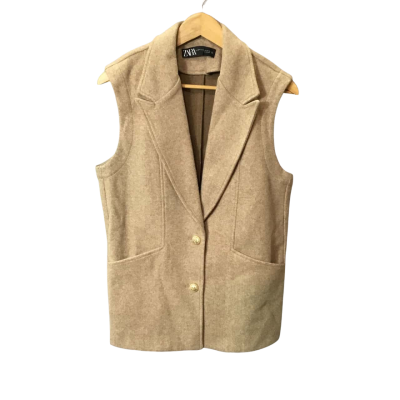 Women’s Size 8-10 Fawn Zara Sleeveless Blazer