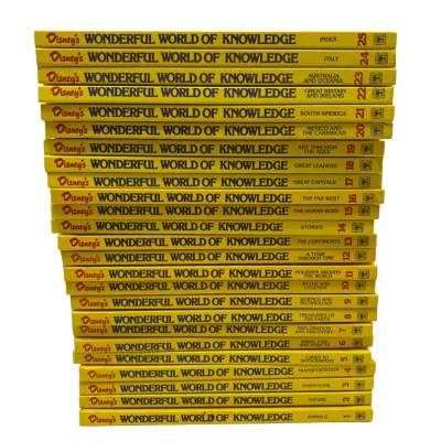 Disney’s Wonderful World Of Knowledge 25 Book Collection