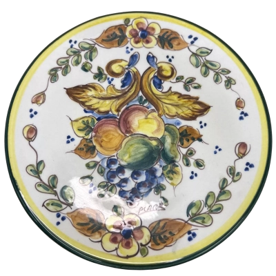 PLACOR Pintado a Mano Made In Italy Handpainted Ceramic Wall Plate