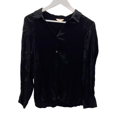 Gorman Womens Long Sleeve Shirt Black, Size 10