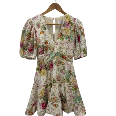 Pilgrim Womens  Size 8 Mini Dress Floral 