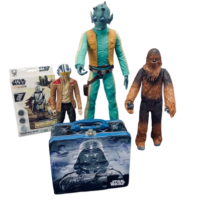 Hasbro Star Wars Figurines, puzzle, light sabers