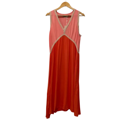  eb&ive Womens  Size 12 / M Algeria Spliced Maxi / Sleeveless Dress  Cameo